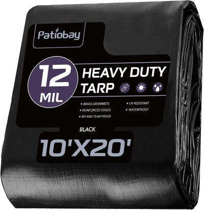 Lona 10x20ft 12mil impermeable resiste UV y desgarros
