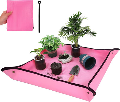 Tapete trasplante 39.5x31.5pulg impermeable bandeja cuadrada
