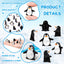 30 Pzas Figuras Resina Pingüino Decoración Hogar Manualidades