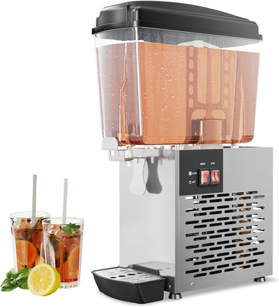 Dispensador bebidas 18L acero inox refrigerado con termostato