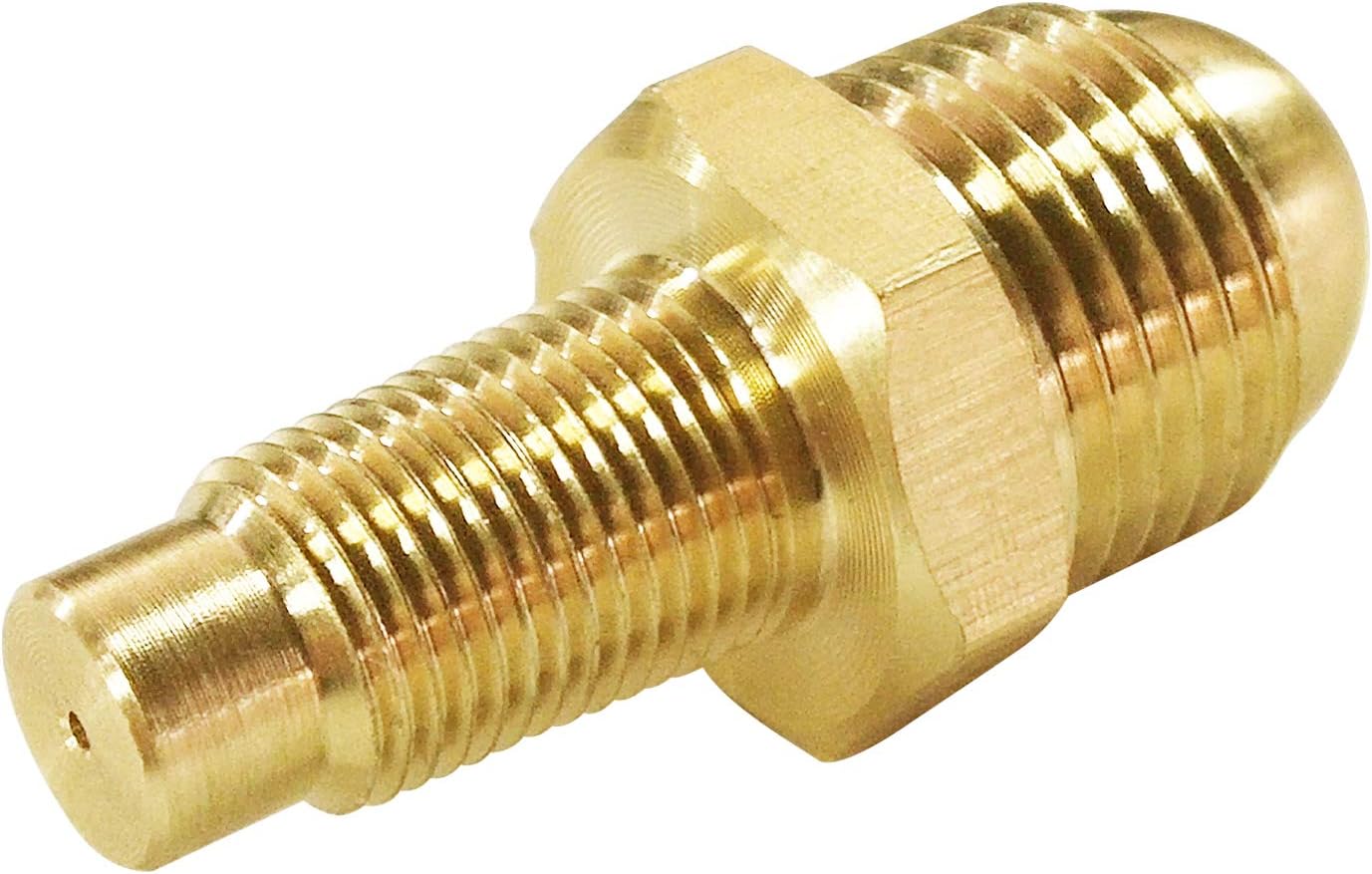 Conectores gas latón 3/8x1/8 MNPT boquilla propano estufa