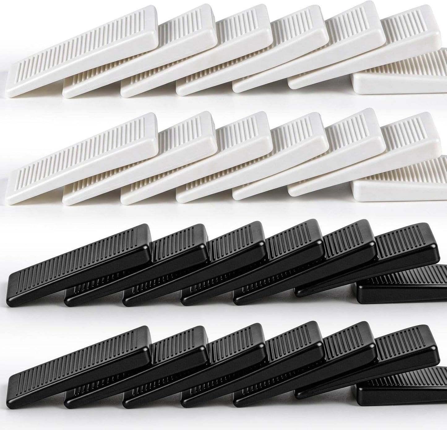 24 Pzas Cuñas Mesa Niveladores Plástico para Muebles y Inodoro