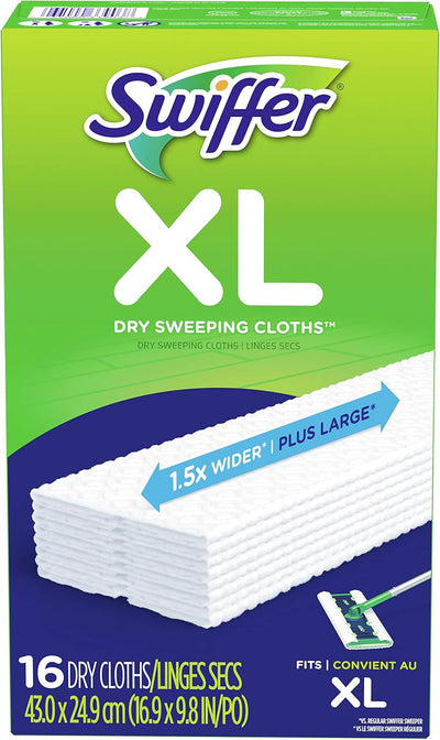 Almohadilla barrido seco trapeador XL 16 pzas