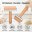 Set 2 Rodillos Madera Antiadherente para Hornear y Cocina