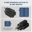 Adaptador enchufe 15A a 20A NEMA 5-15P a 5-20R