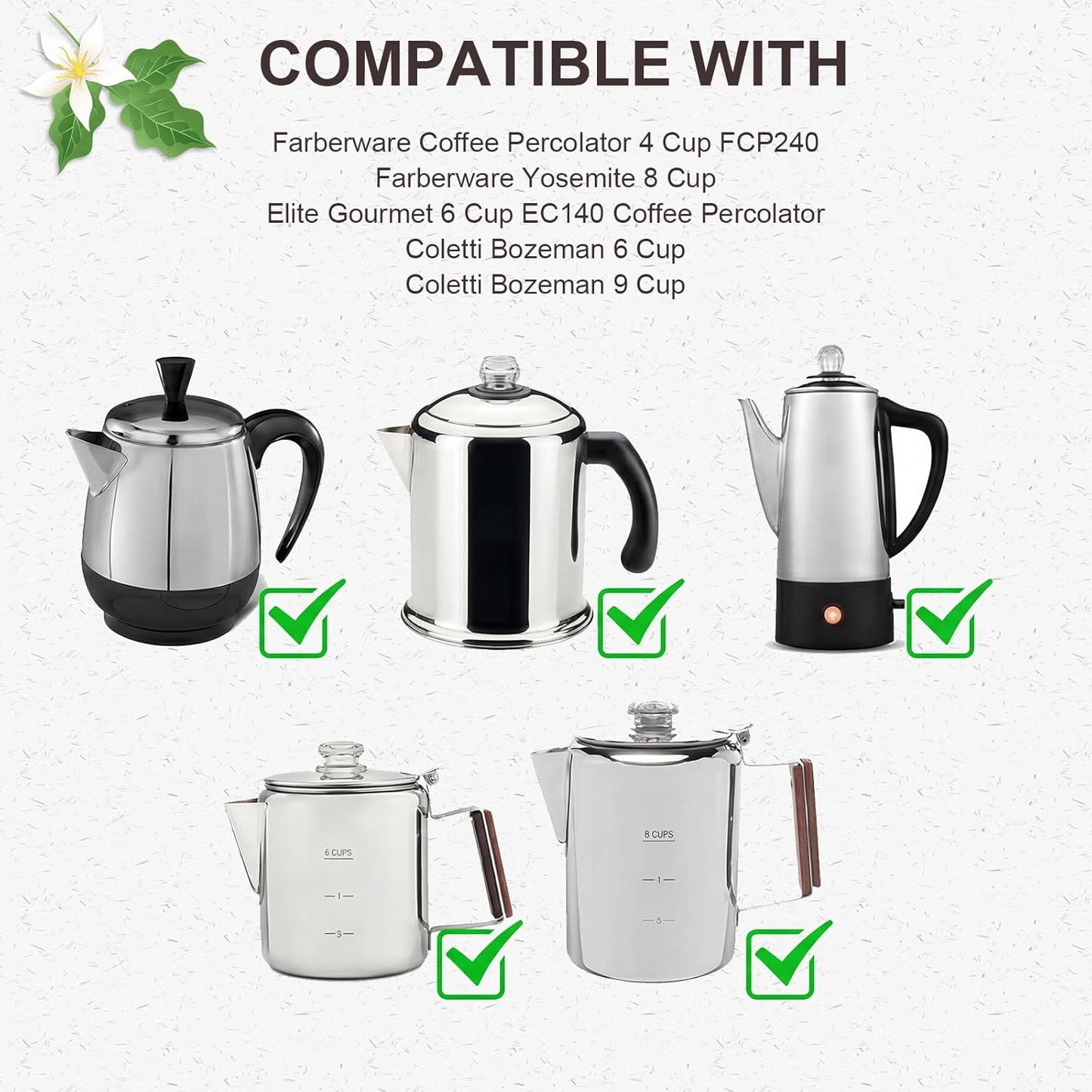 150 Filtros Café Comp Farberware Coletti 6Cup