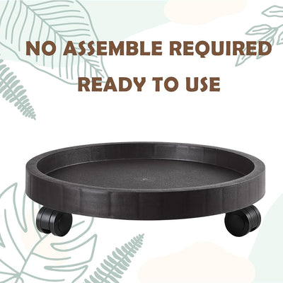 Organizador plantas 12.6pulg con ruedas soporte resistente