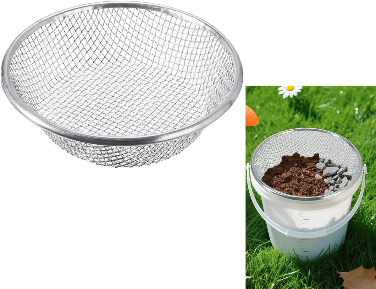 Tamiz suelo jardín 1/4pulg comp galvanizado 5gal