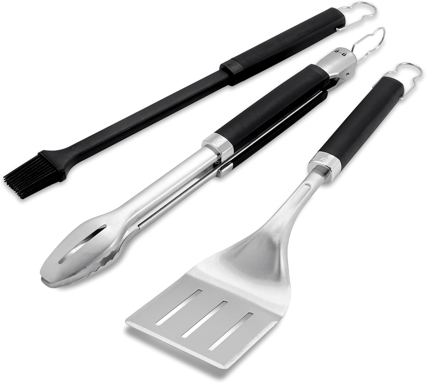 Set 3 Pzas Herramientas Parrilla Acero Inox