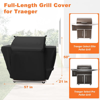 Cubierta parrilla Traeger Select Elite Pro 600D resistente
