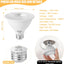Paquete 2 Bombillas LED Par30 Regulables 11W Blanco Cálido Base E26