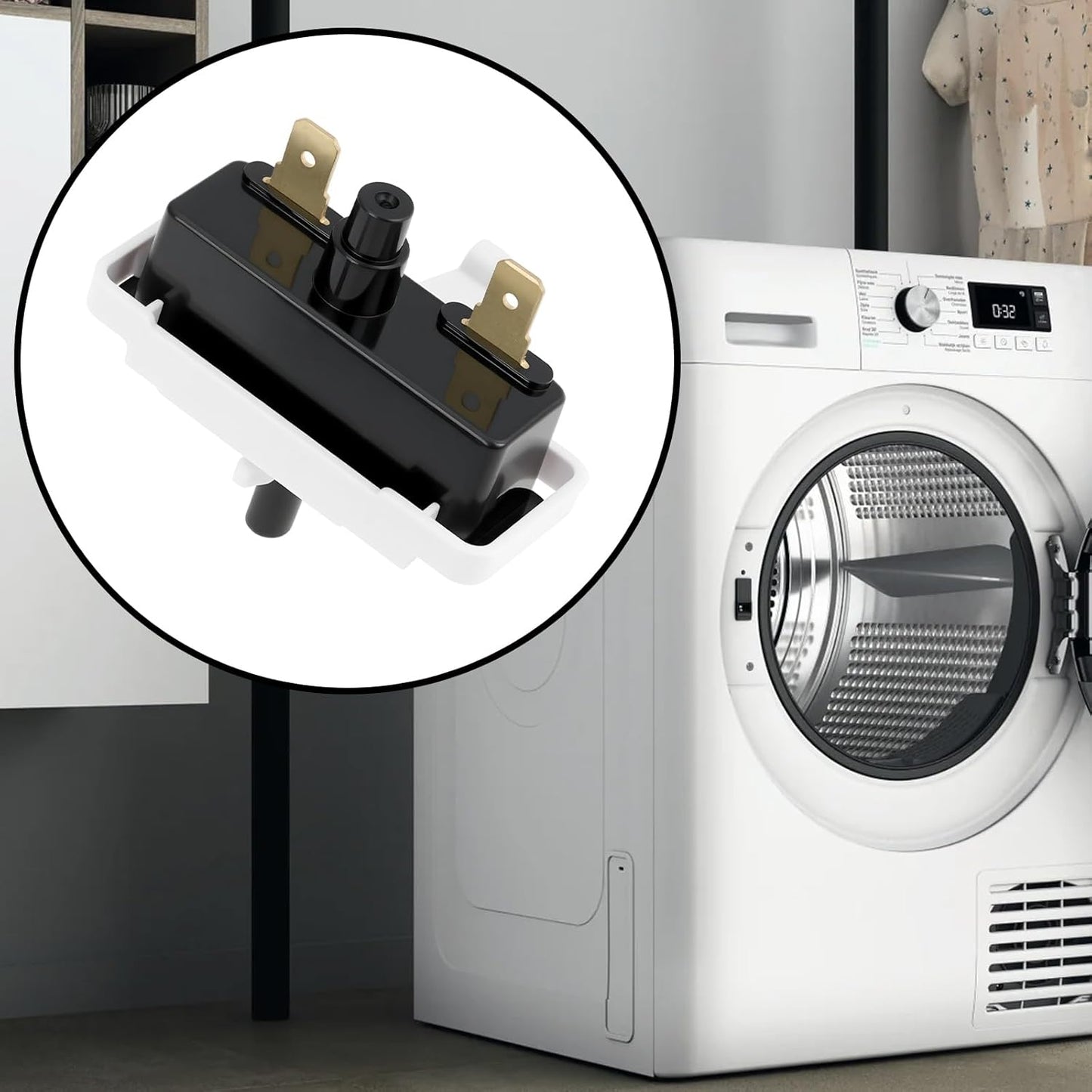 Interruptor repuesto para secador Whirlpool