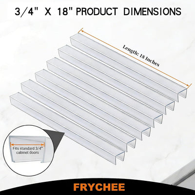 Protector puerta gabinete 18pulg transparente flexible