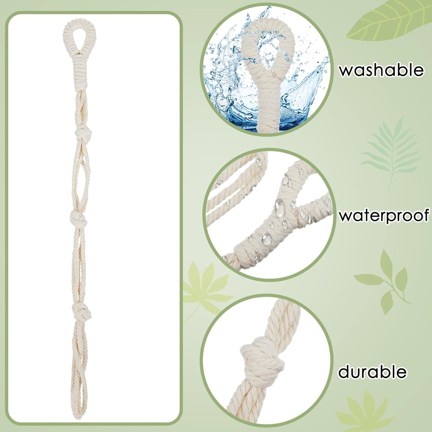 Extensor macramé para colgar plantas grande decoración hogar