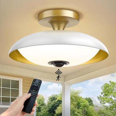 Lámpara techo sensor movimiento LED 24W 12pulg blanco