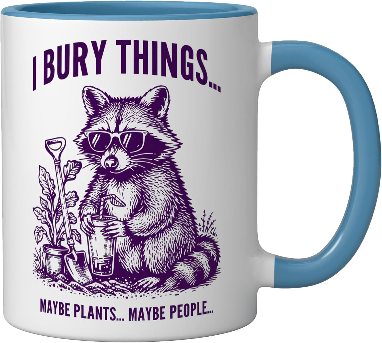 Taza Cerámica Ratoncito Azul/Blanco