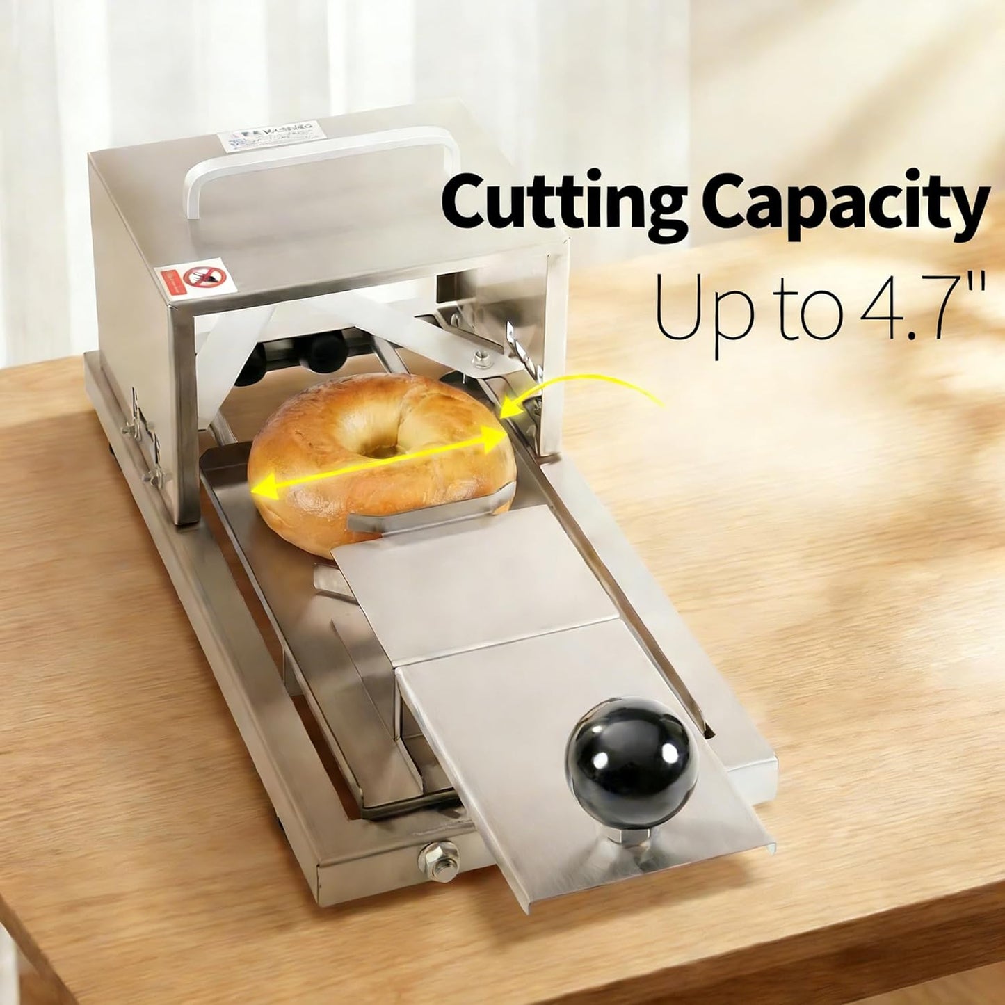 Cortador Bagel Uniforme Manual para Cocina