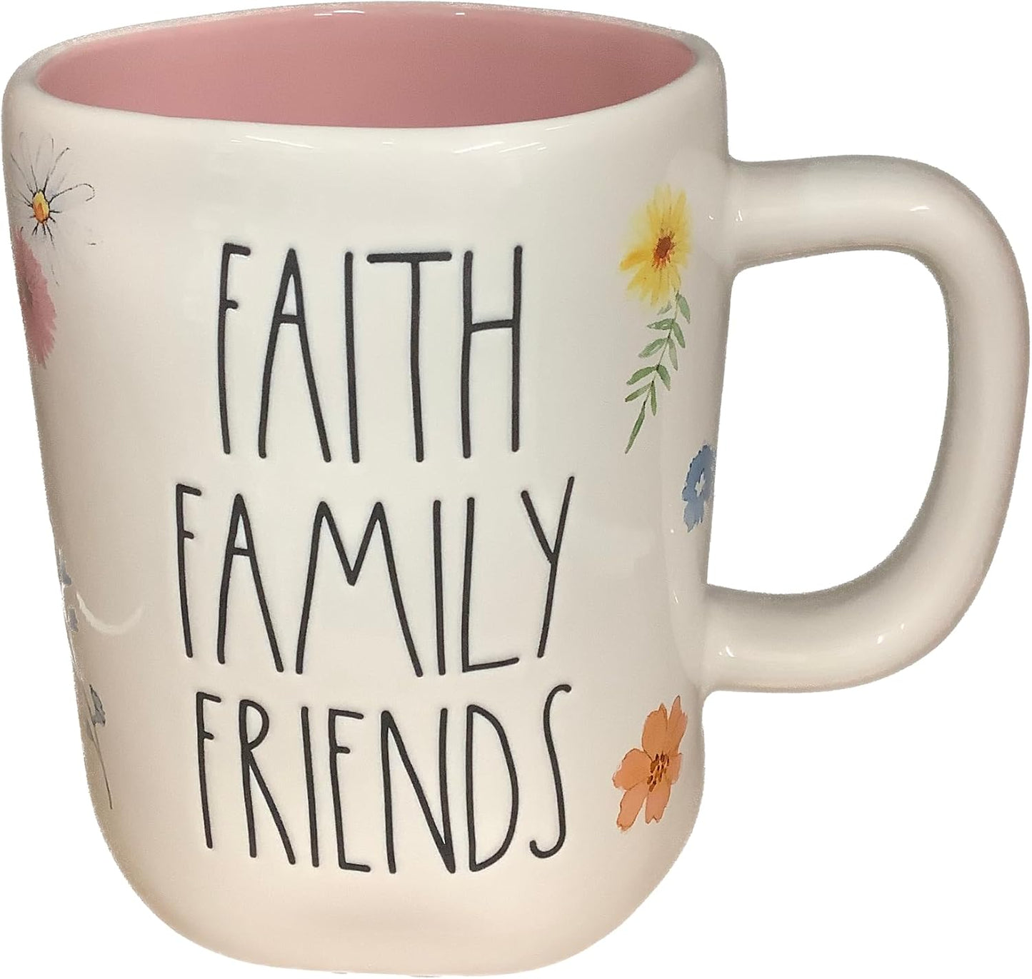 Taza Café Diseño Floral y Botánico Interior Rosa