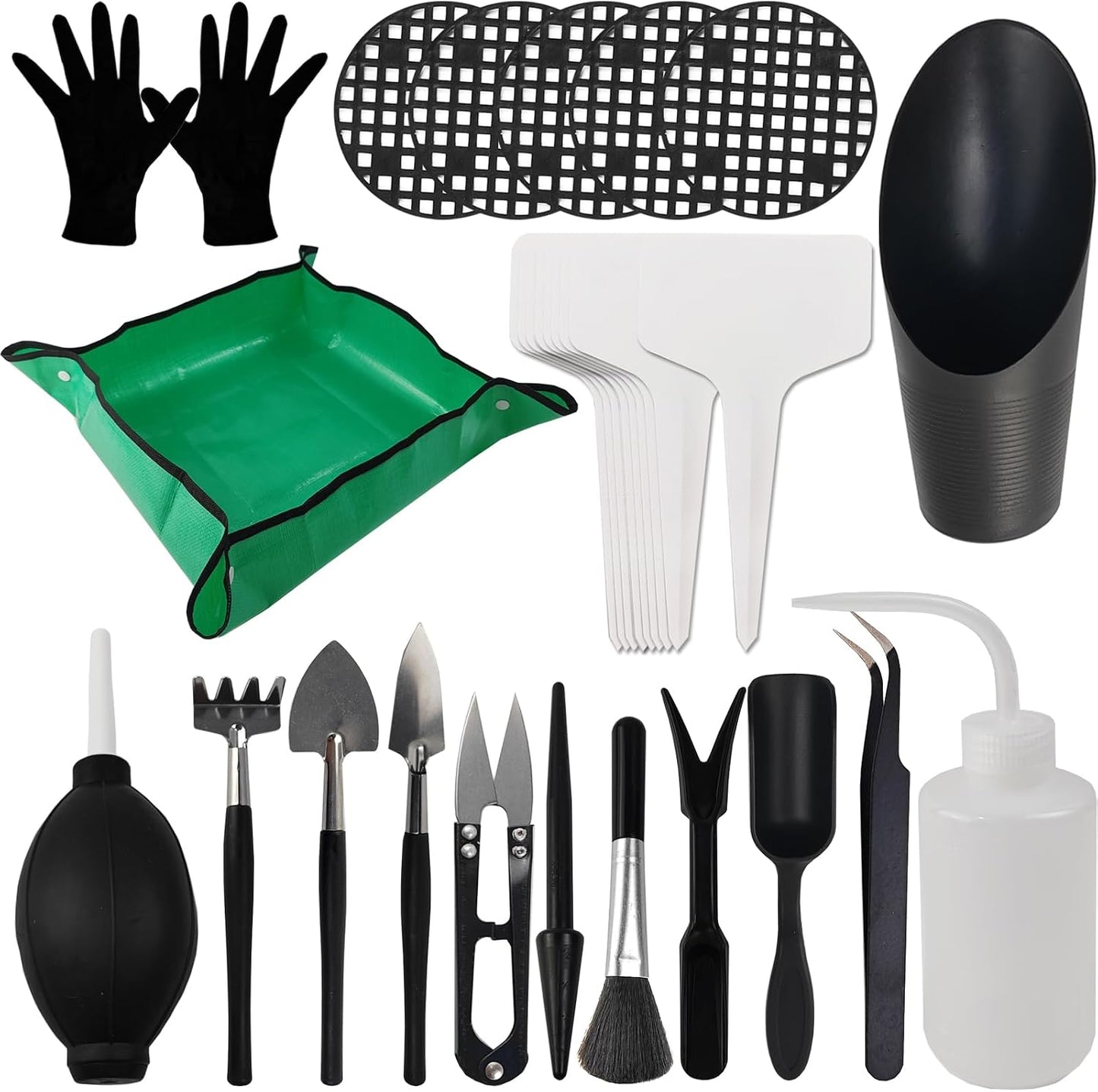 Set 30 Pzas Herramientas Trasplante Suculentas 19.7pulg