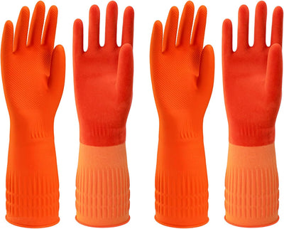 Guantes cocina forro polar antideslizante 15pulg 2 pares medios