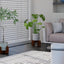 Soporte madera marrón para plantas 5-15pulg