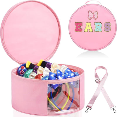 Estuche viaje impermeable para tiara y accesorios cabello