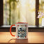 Taza Cerámica Ramen Surfing Tarot Orange/Blanco