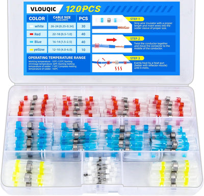 Conectores termocontraibles impermeables grado marino para cables