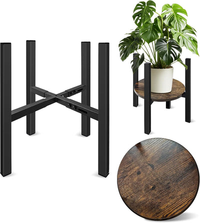 Soporte ajustable para plantas 8-13pulg madera sala