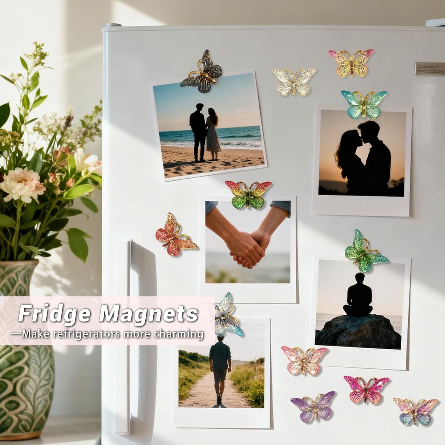 Imanes decorativos para nevera mariposa 12
