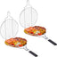 2 Cestas Redondas Parrilla 11pulg Acero Inox Asa