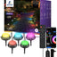 16 Luces Suelo Exteriores RGBW 50pulg IP65 Jardín