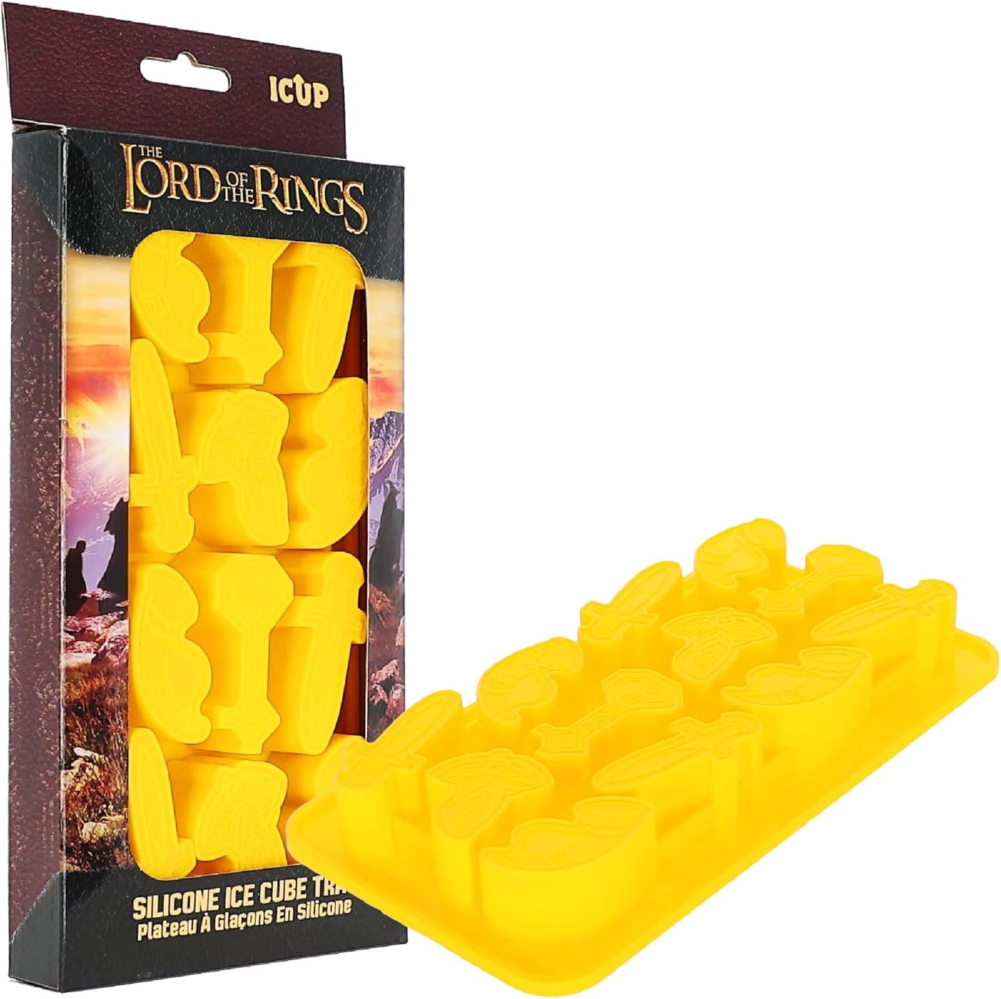Bandeja para cubitos de hielo Lord of the Rings de 12 cavidades