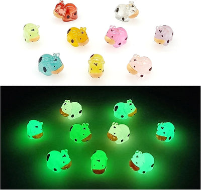 45 figuras vaca resina brillan oscuridad jardín hadas