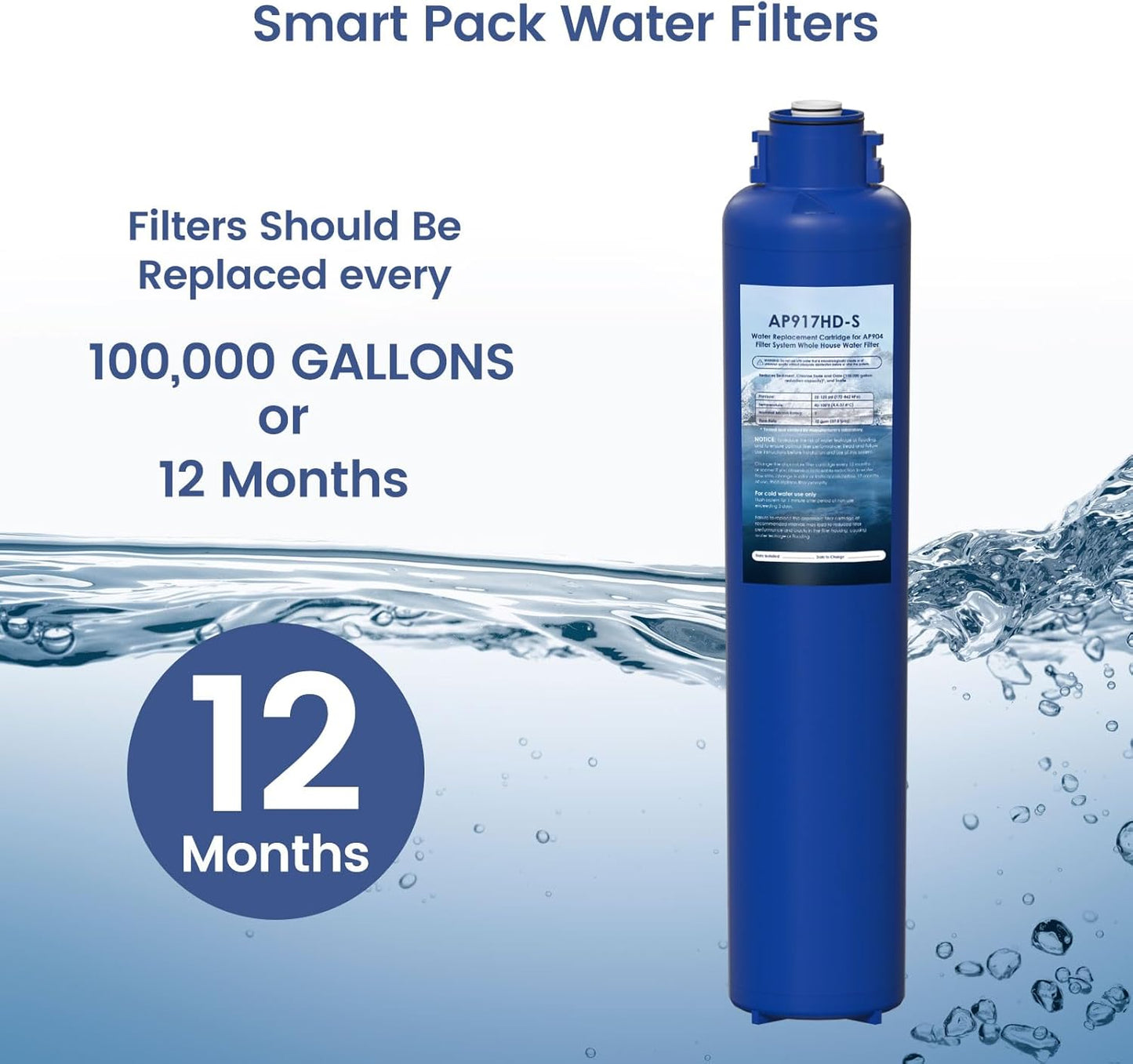 Filtro de agua para sistema 3M Aqua-Pure AP904 100,000 galones