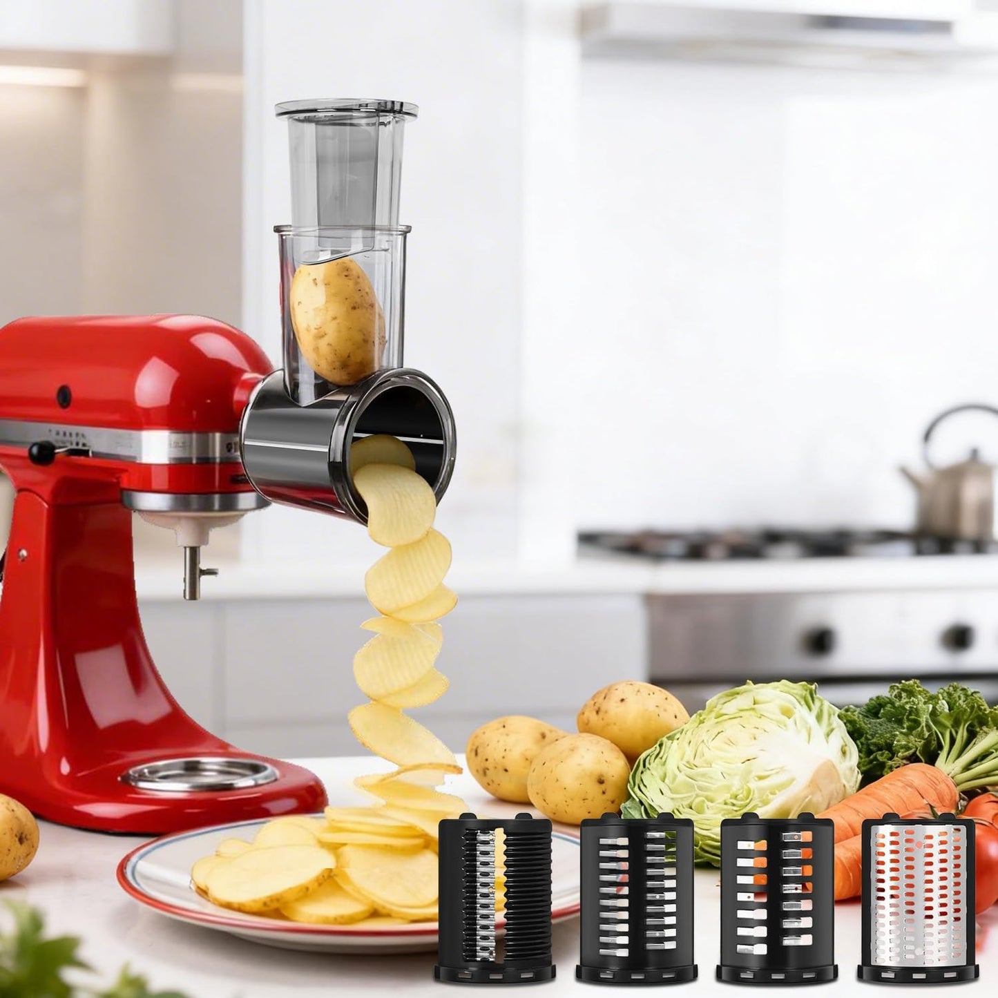 Accesorios para trituradora acero inox KitchenAid 5 cuchillas