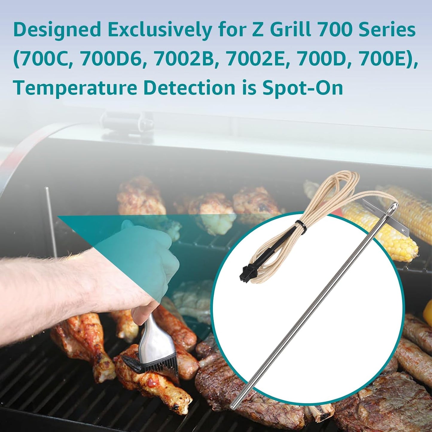 Sensor sonda temperatura RTD para Z-Grill 700 serie