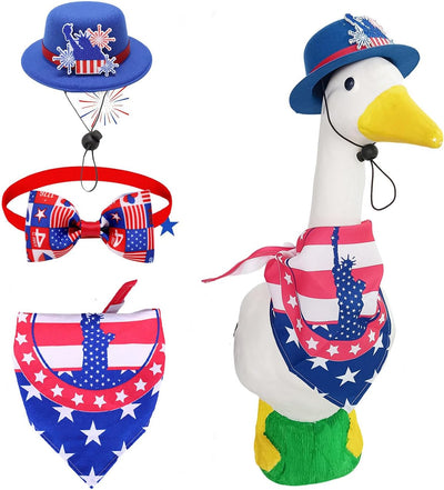 Traje ganso plástico 23x17pulg Día Independencia decoración fiesta