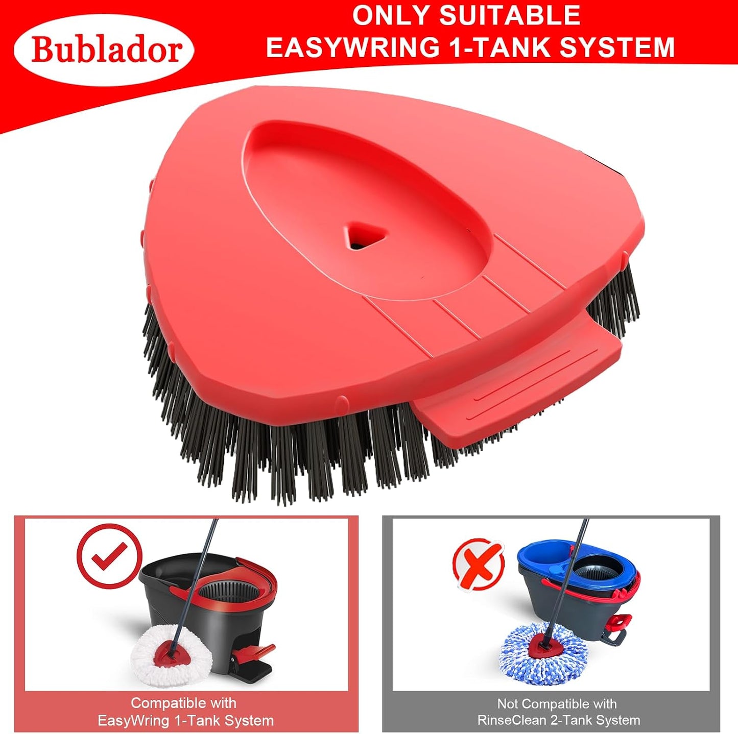 Cabezal repuesto para O Cedar EasyWring cepillo varios suelos