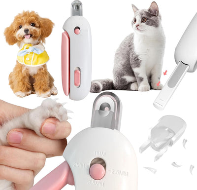 Cortaúñas para gatos con 3 niveles de seguridad 0.4-1.138pulg
