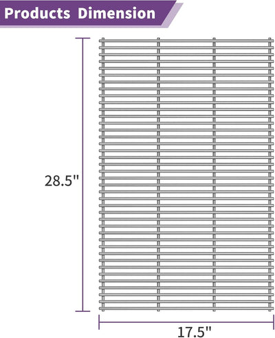 Rejilla de cocción 28.5pulg para parrilla Turbo 4 quemadores