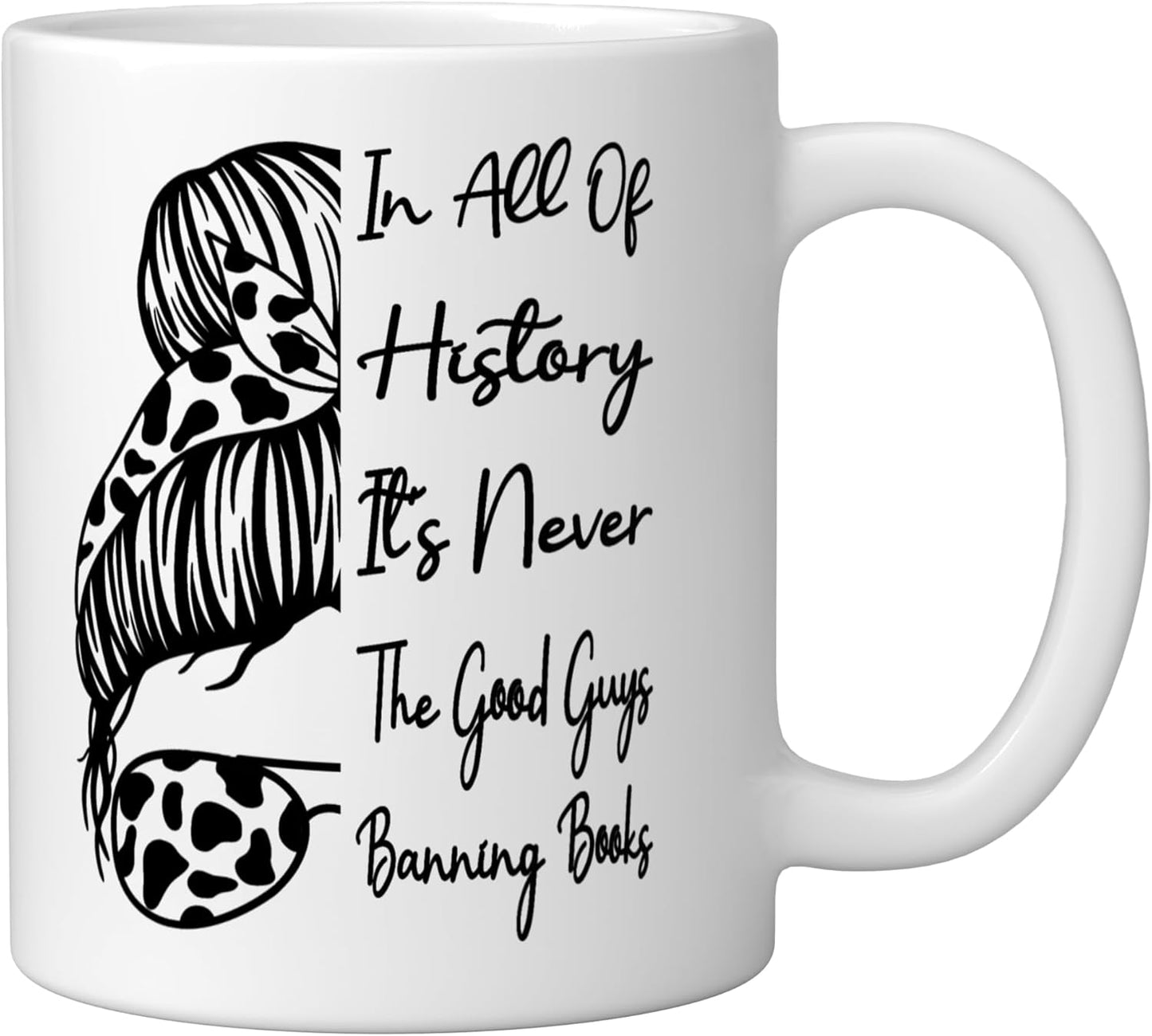 Taza Cerámica Blanca Libros Prohibidos
