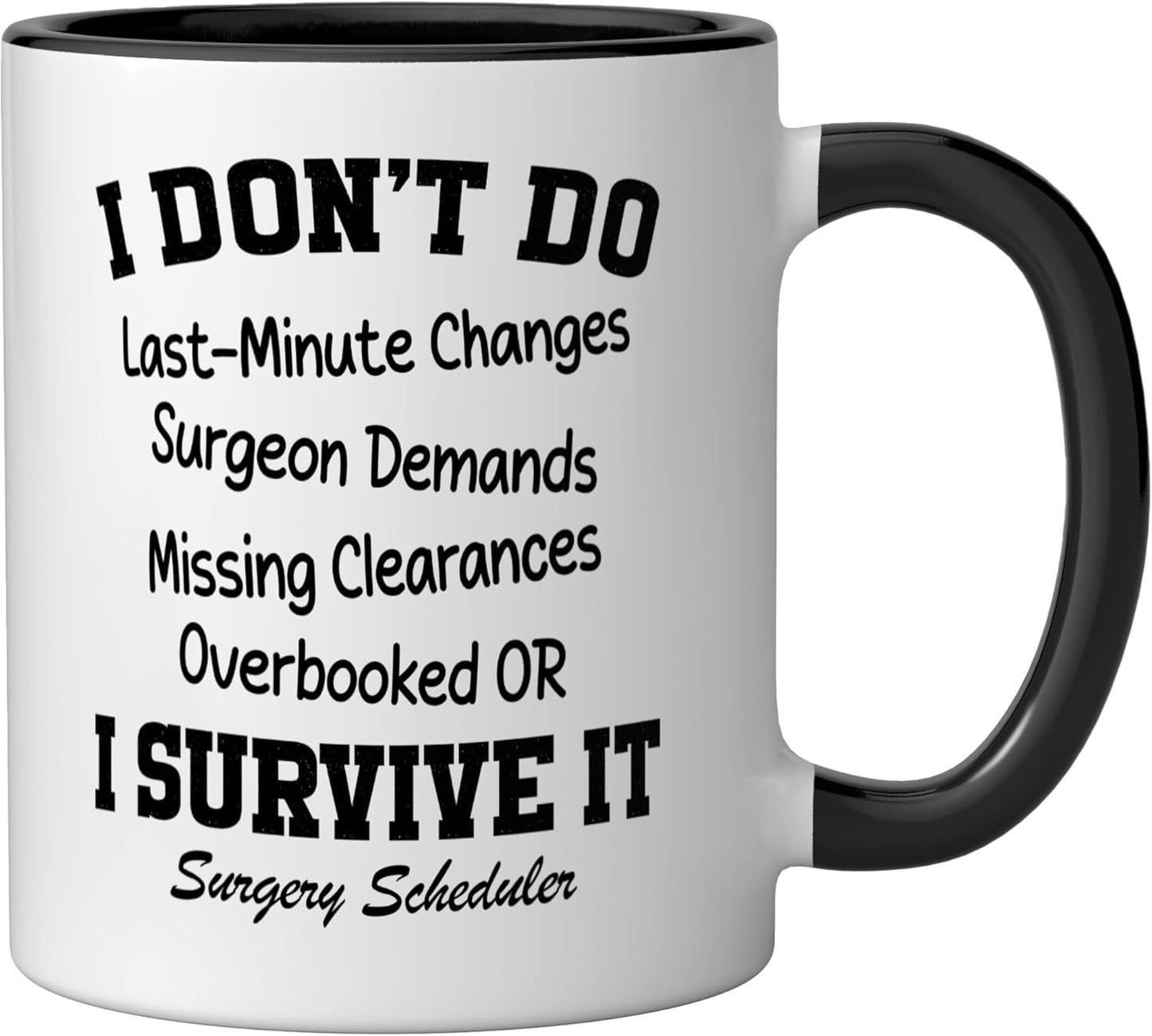 Taza Cerámica Scheduler Negro/Blanco