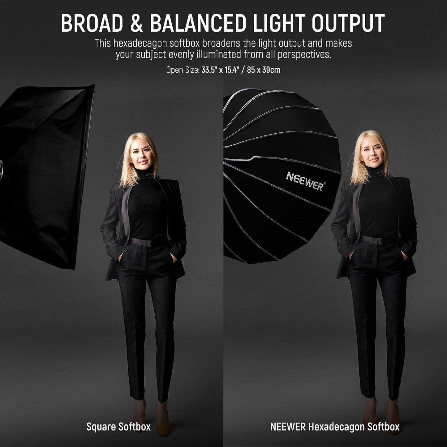 Softbox parabólico 85cm CB200B CB60 MS60B compatible