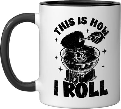 Taza Cerámica para Confitería Negro/Blanco