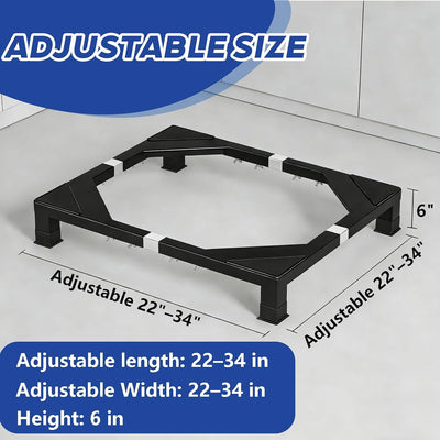 Pedestal lavandería acero inox soporte lavadora secadora