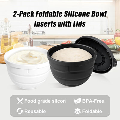 Revestimientos silicona plegables para batidora 5qt