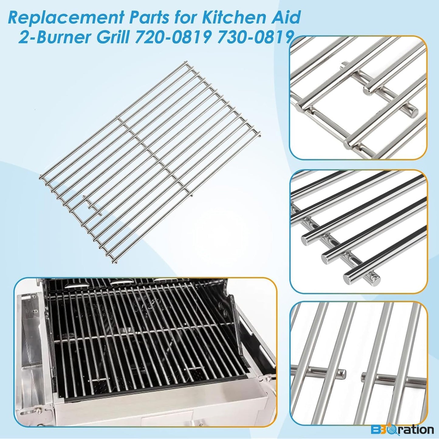 Kit repuesto parrilla gas Kitchen Aid
