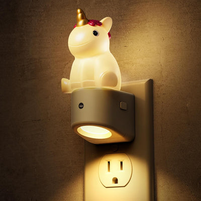 Luz Nocturna Enchufable para Niños con Sensor Cambio Color