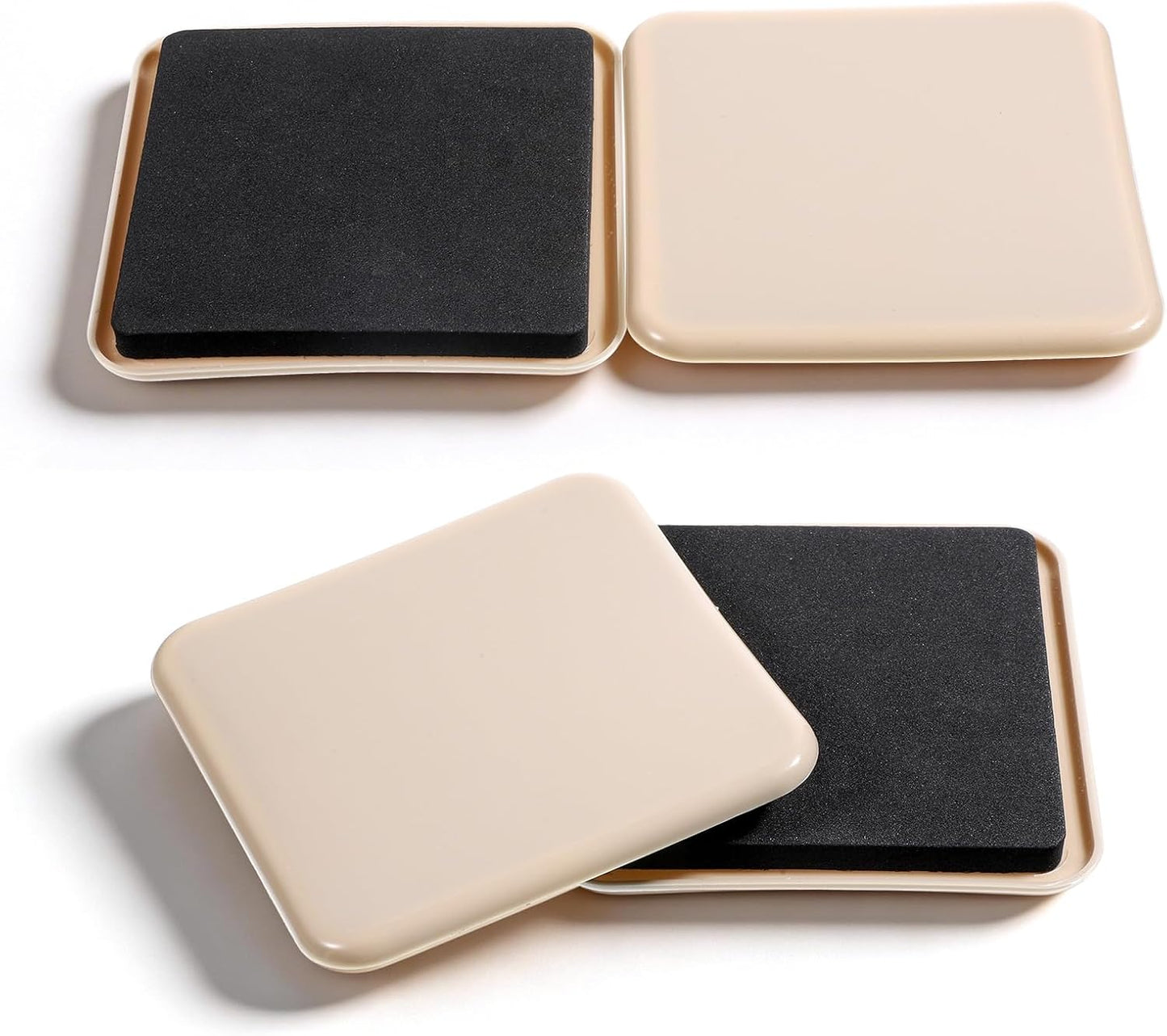 4 Deslizadores Muebles 4.7pulg Alfombras Reutilizables